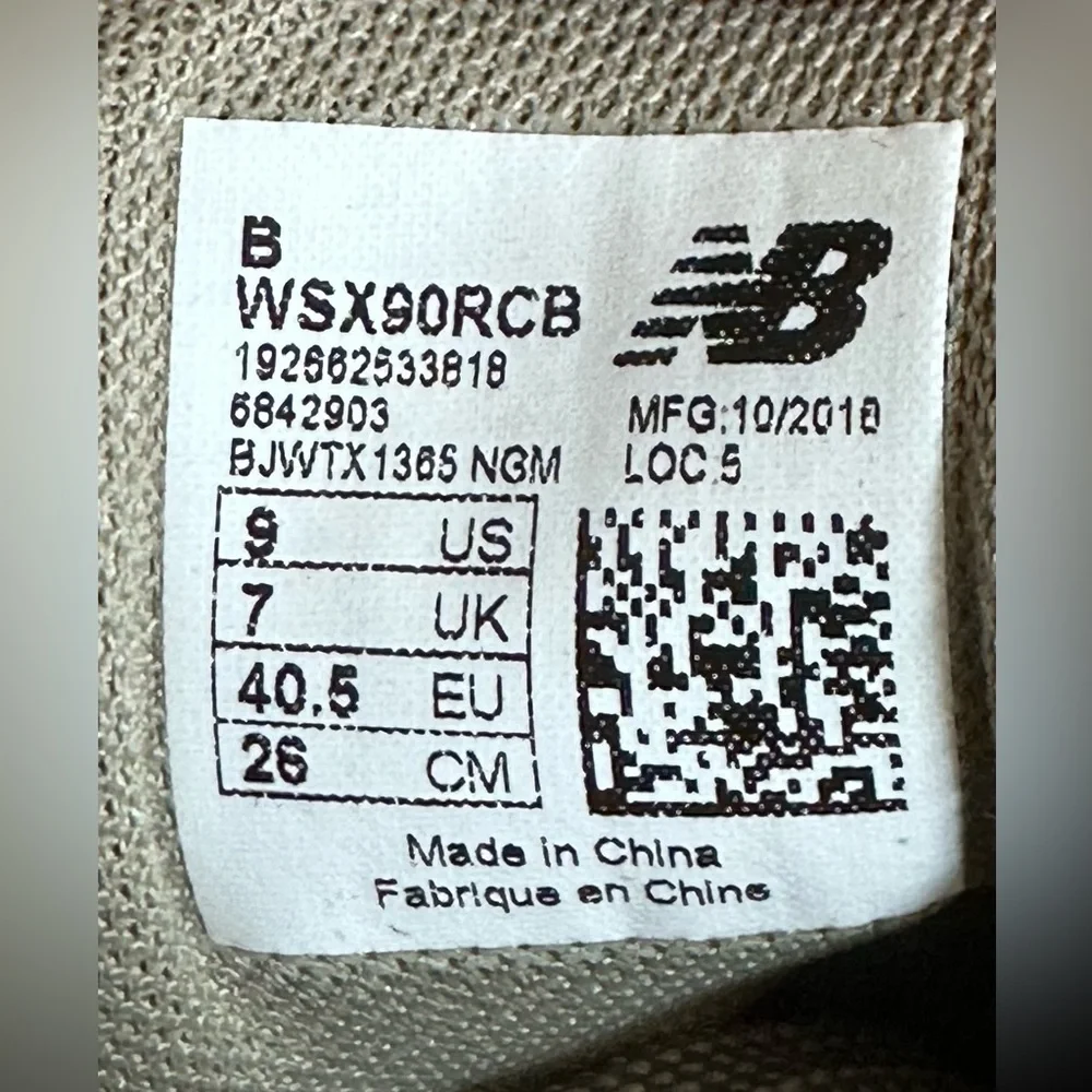 NWOT. New Balance Women’s X-90 Trainers WSX90RCB Athletic Shoes Size 9B - Picture 13 of 13